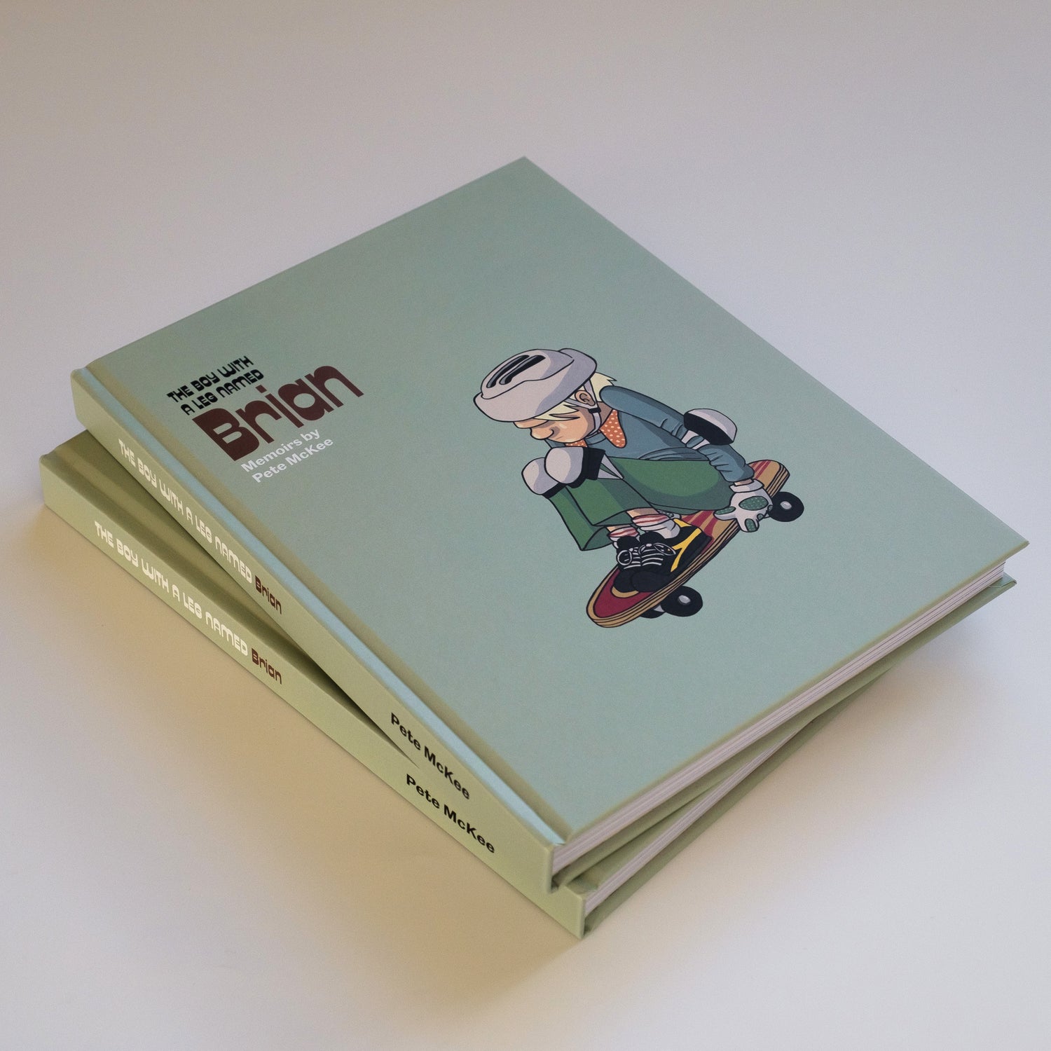 The Boy with a Leg Named Brian Exhibition Book.