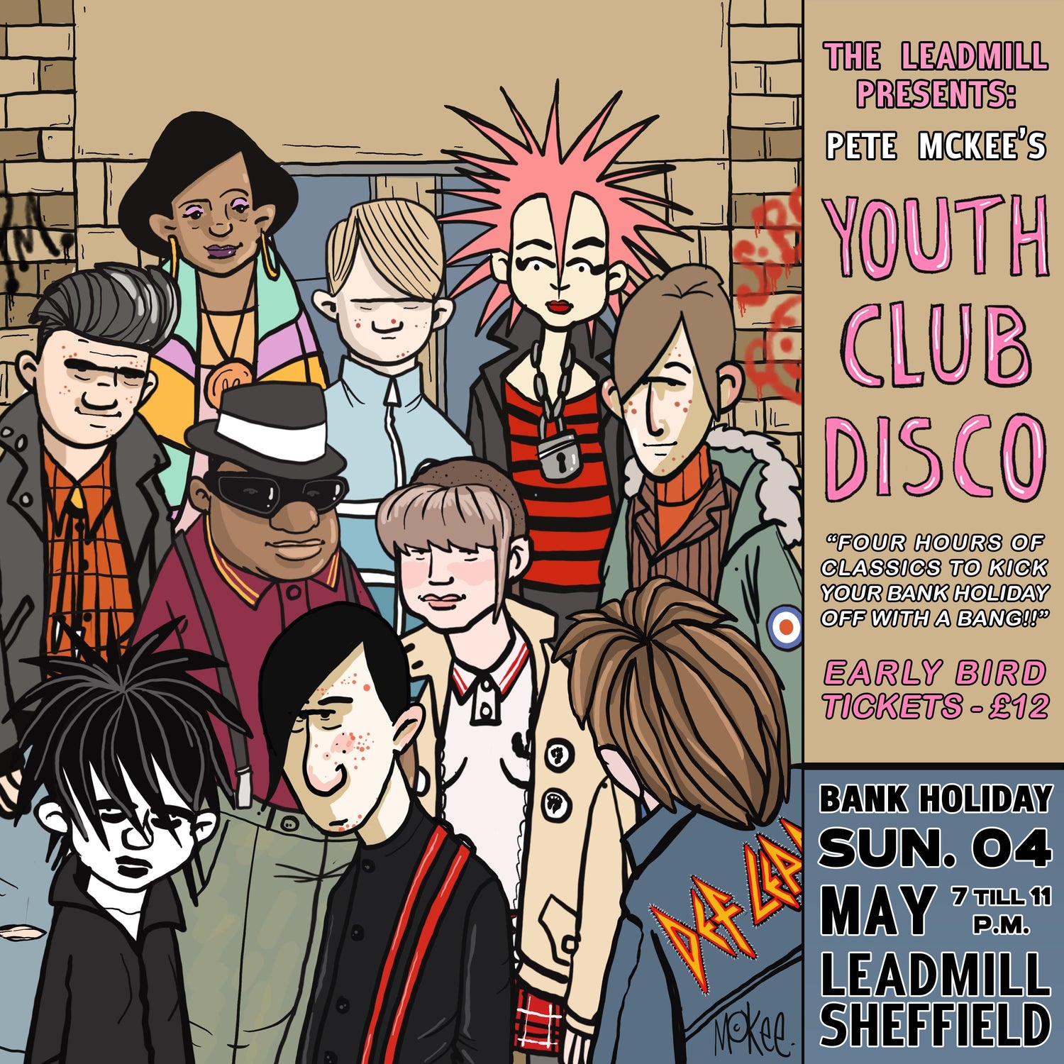 Pete's Youth Club Disco - Sunday 4th May