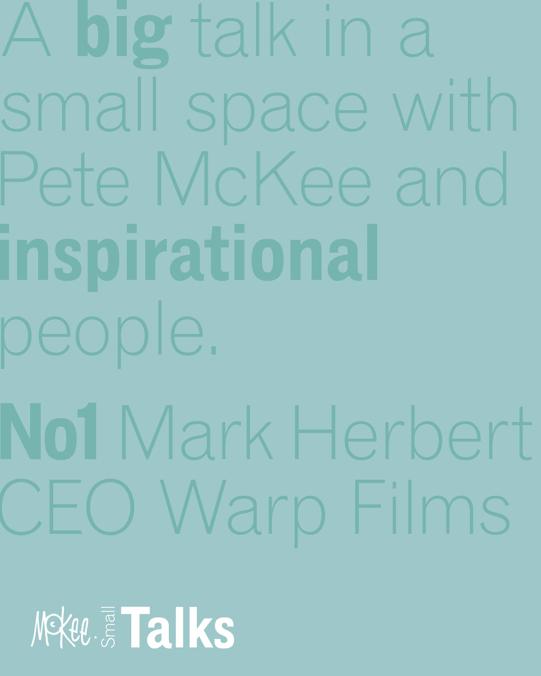 Small Talks With Pete McKee and Friends
