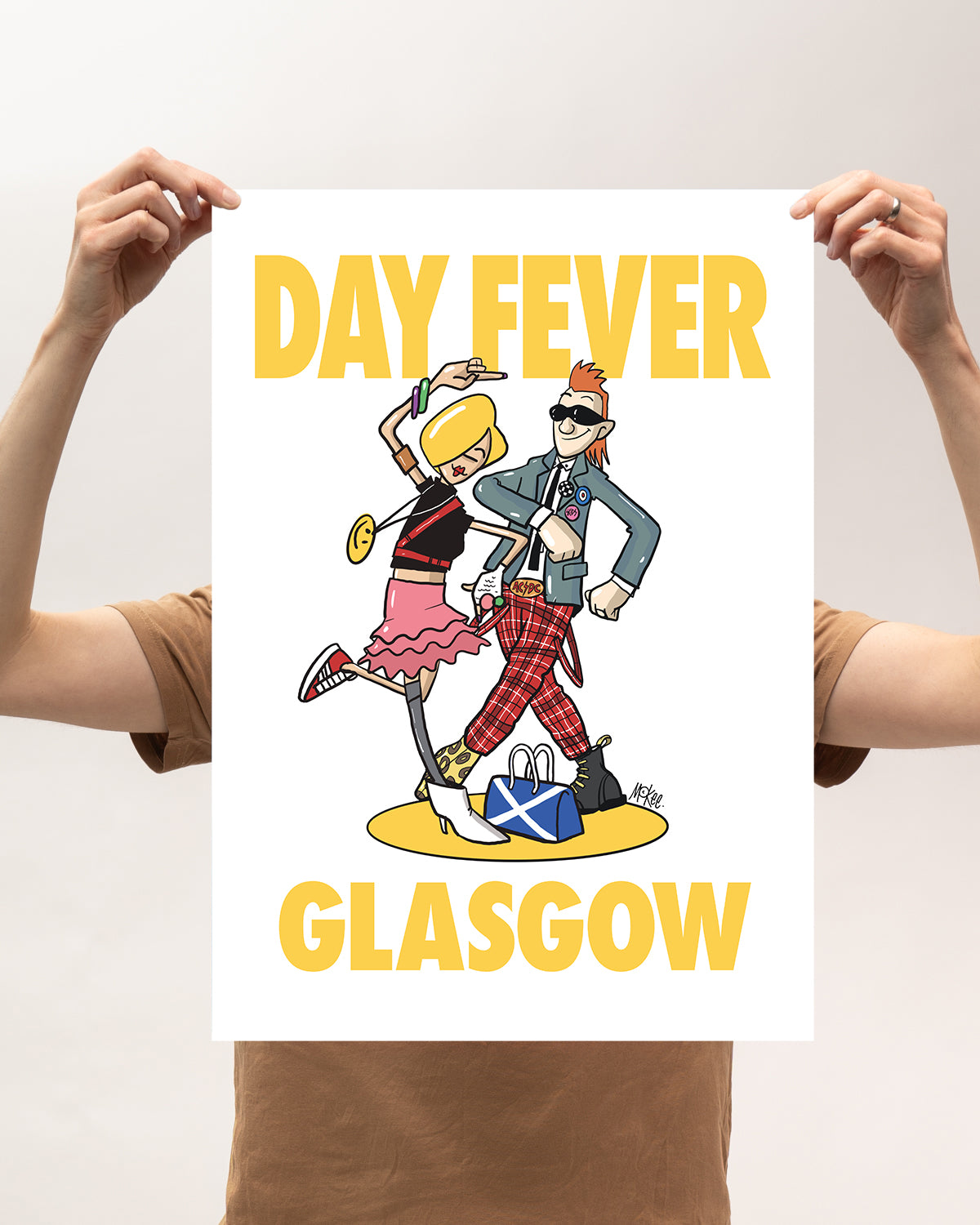 Day Fever Poster - Glasgow