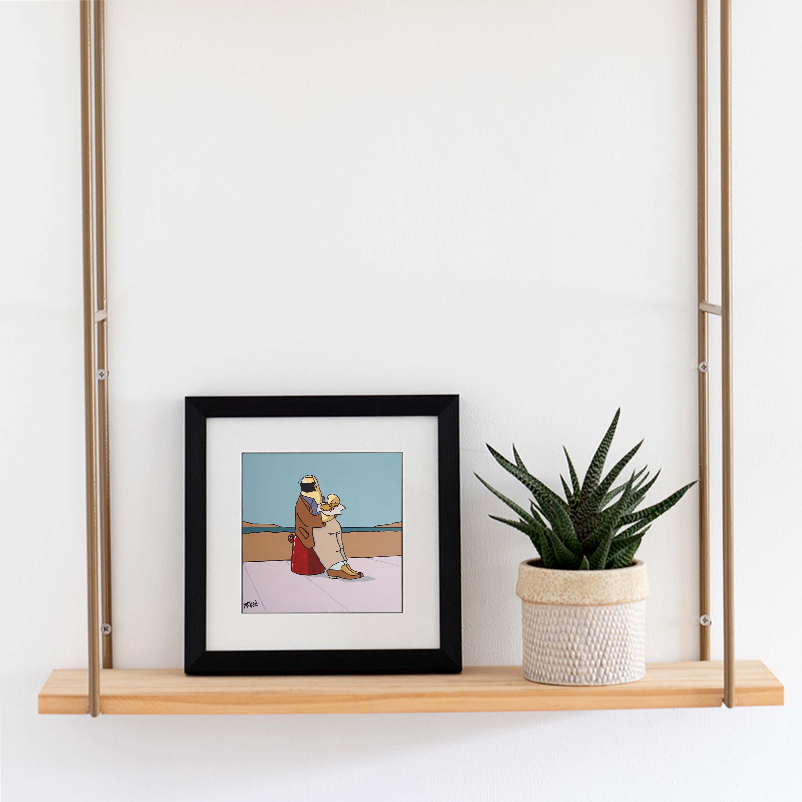 Fish, Chips And A Sea View