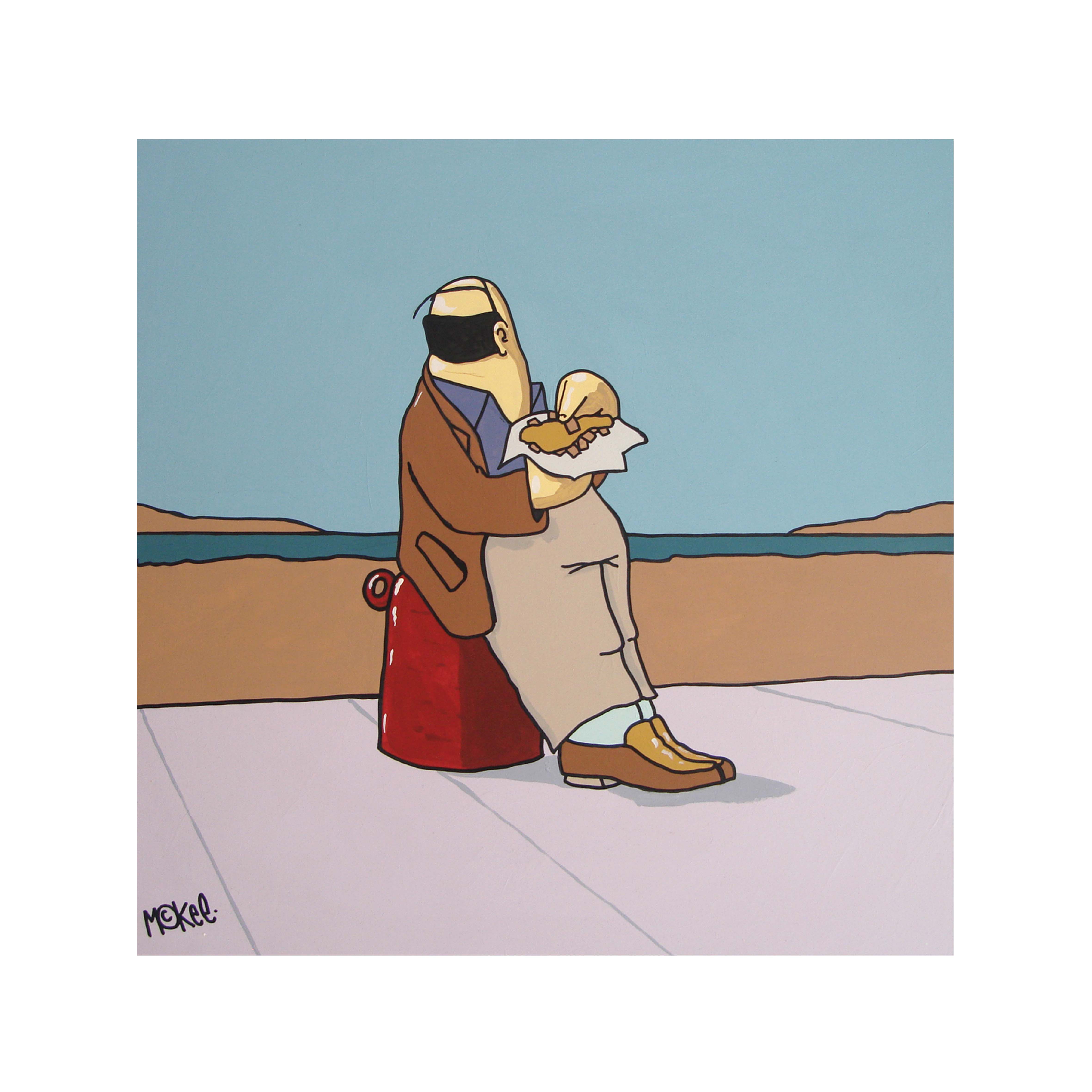 Fish, Chips And A Sea View