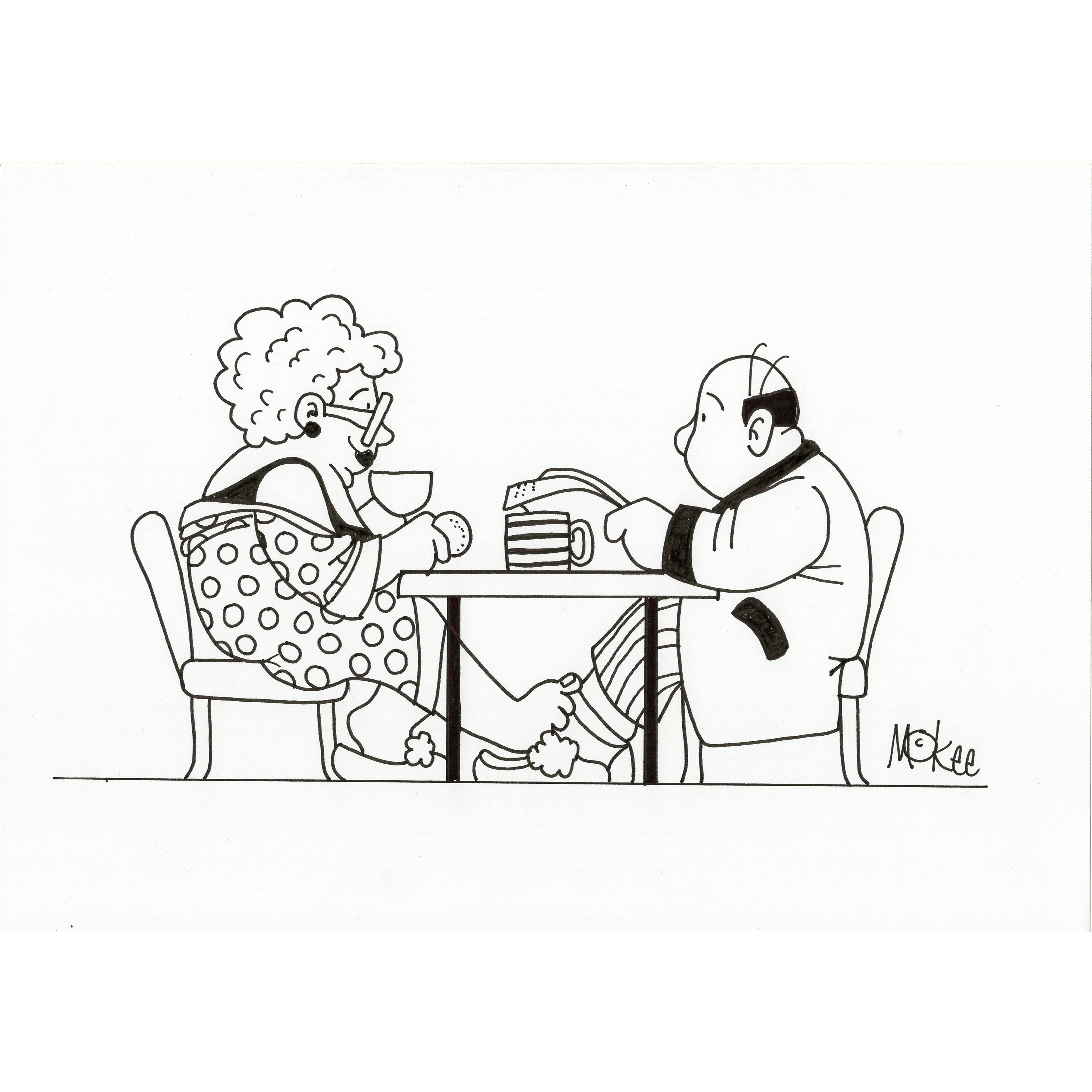 Footsie - Original Sketch