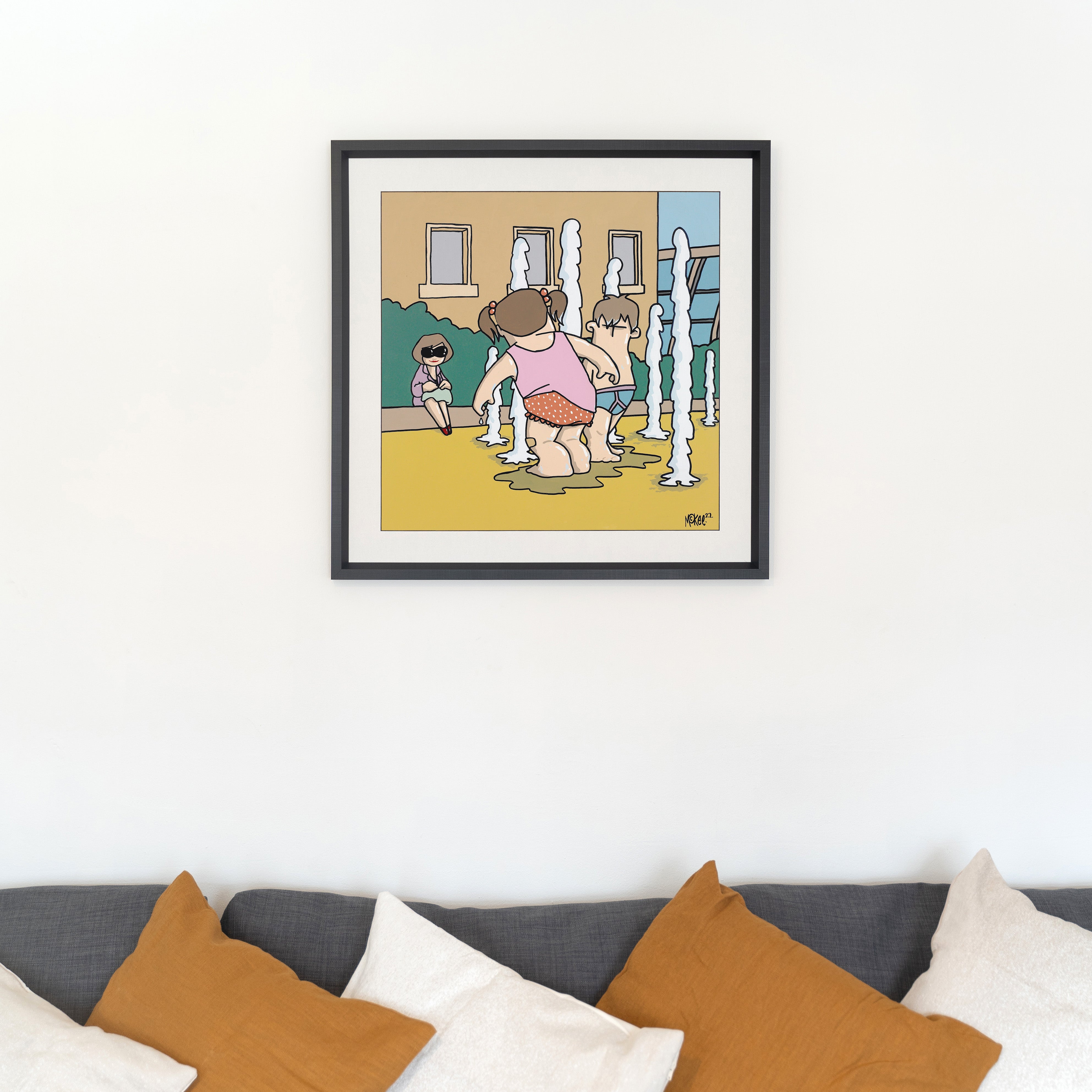 Kids In The Peace Gardens