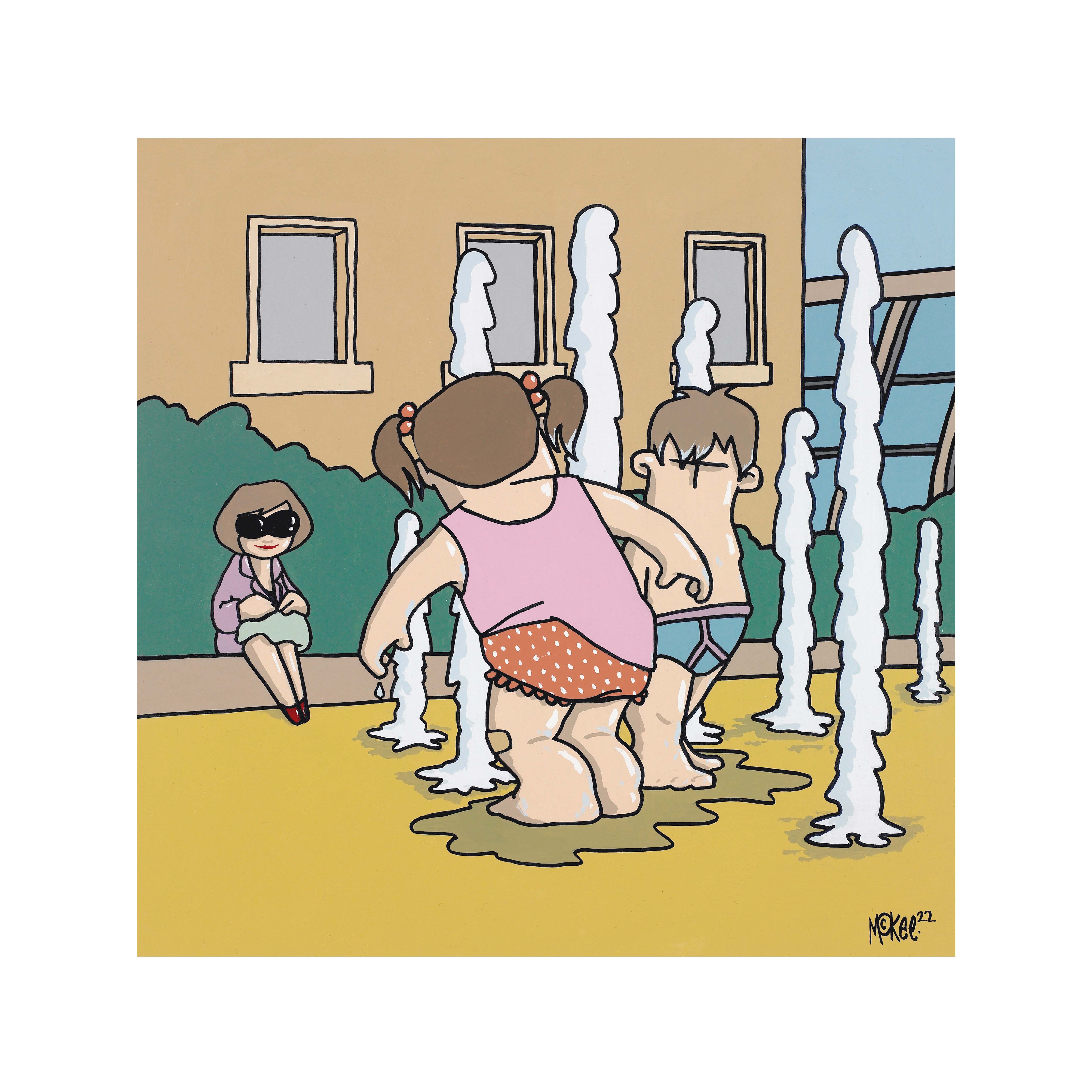 Kids In The Peace Gardens