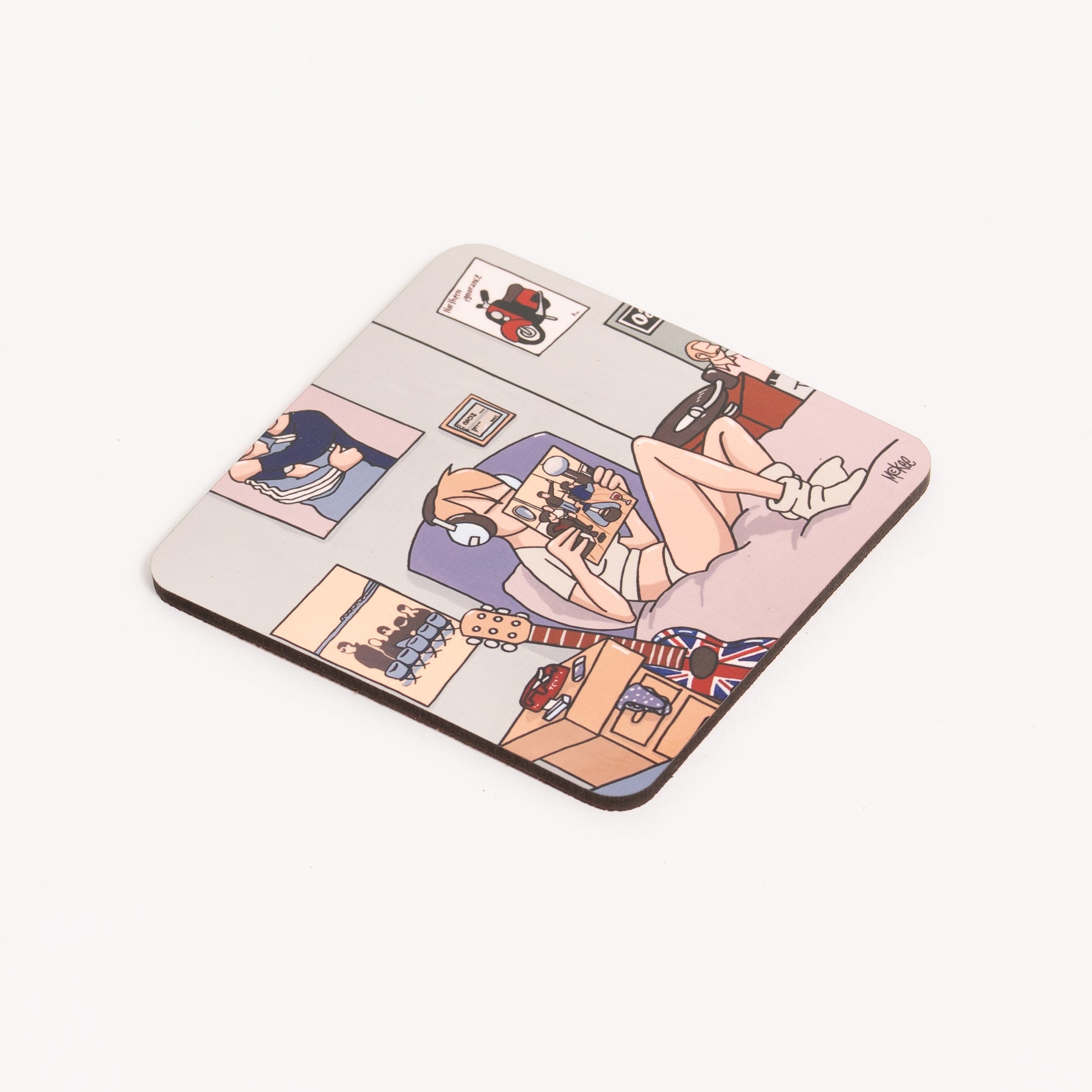 Revolution From Your Bed - Music Coaster