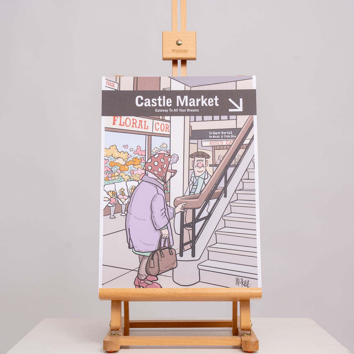 Castle Market Tourist Poster
