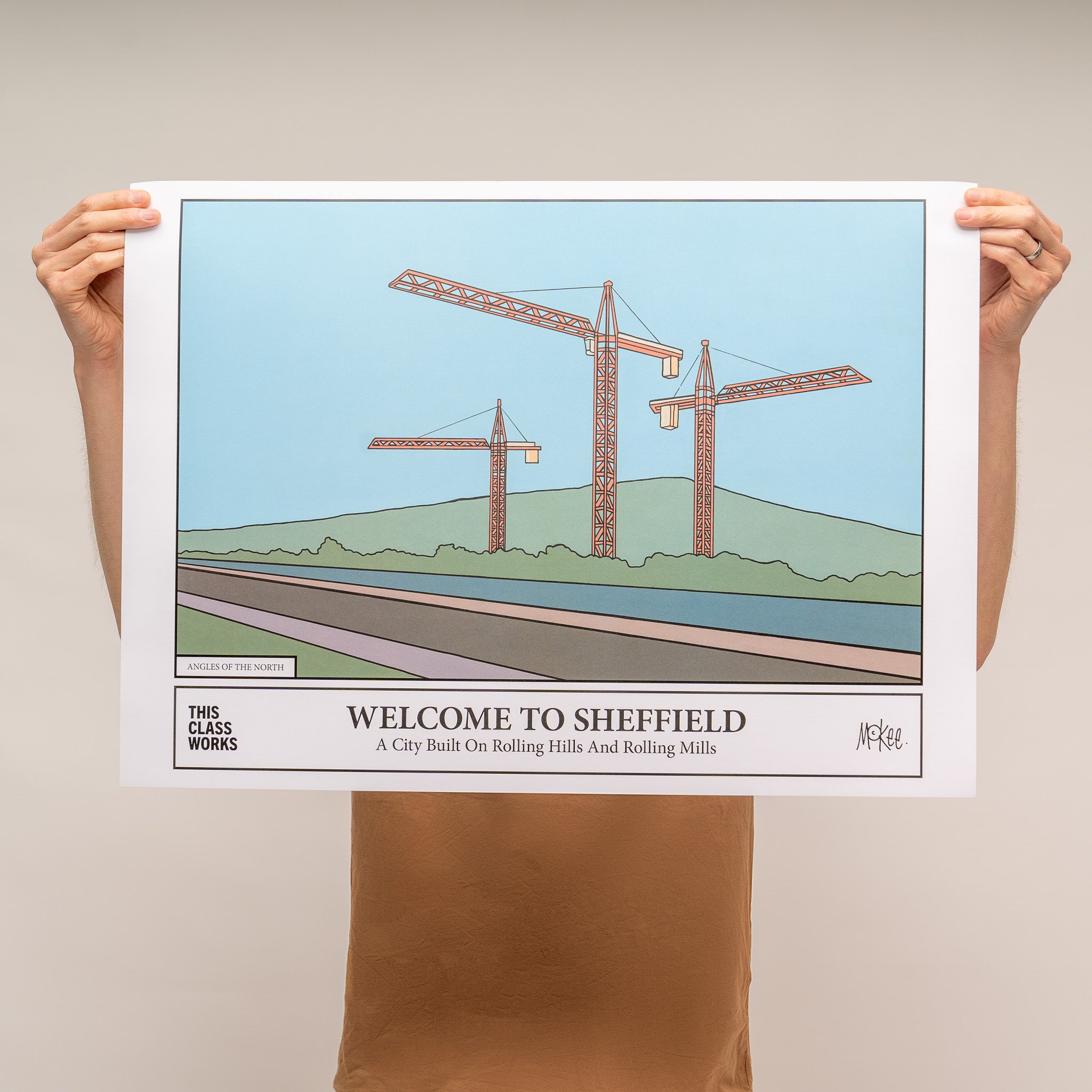 Welcome To Sheffield - Tourist Poster