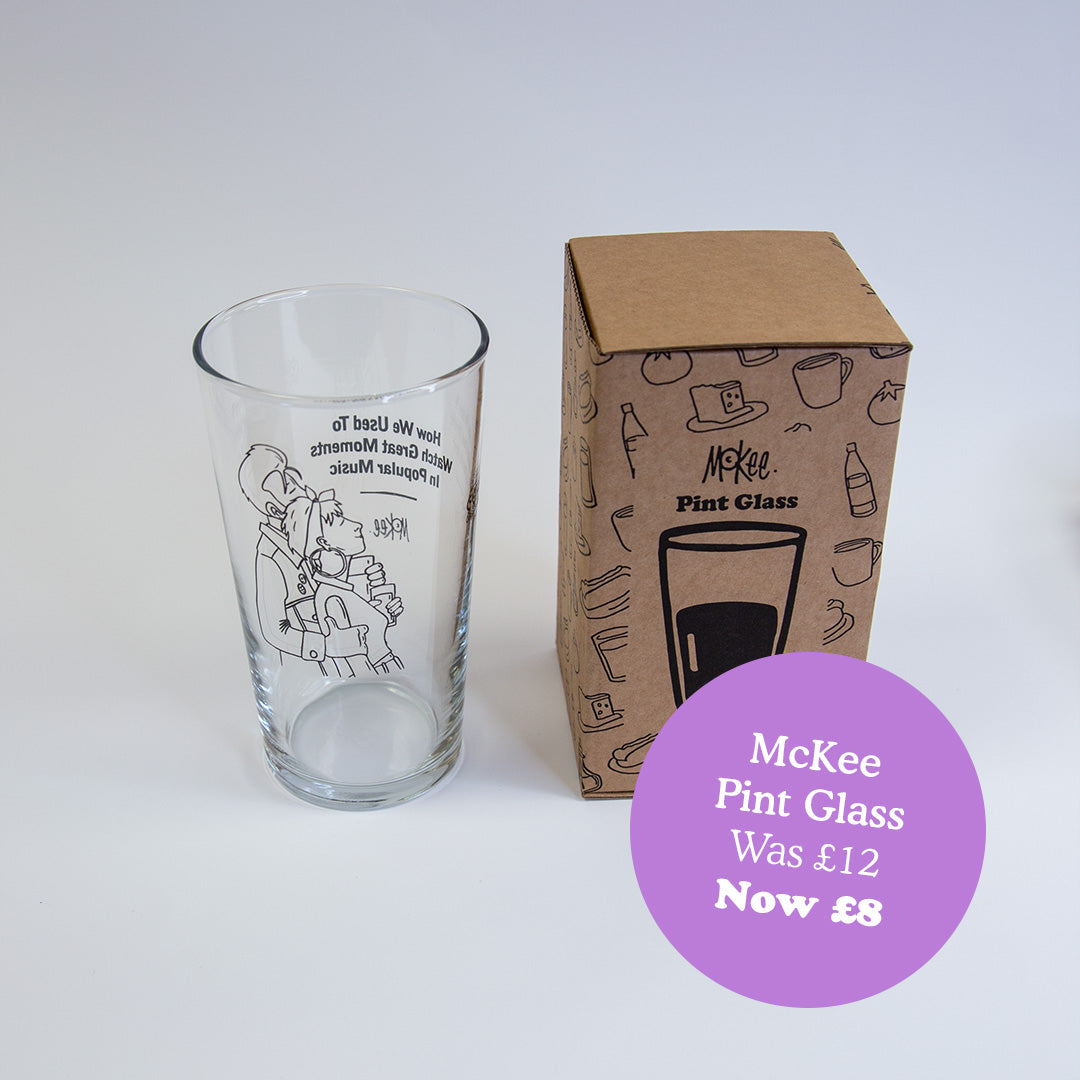 How We Used To Watch Great Moments In Popular Music - Pint Glass