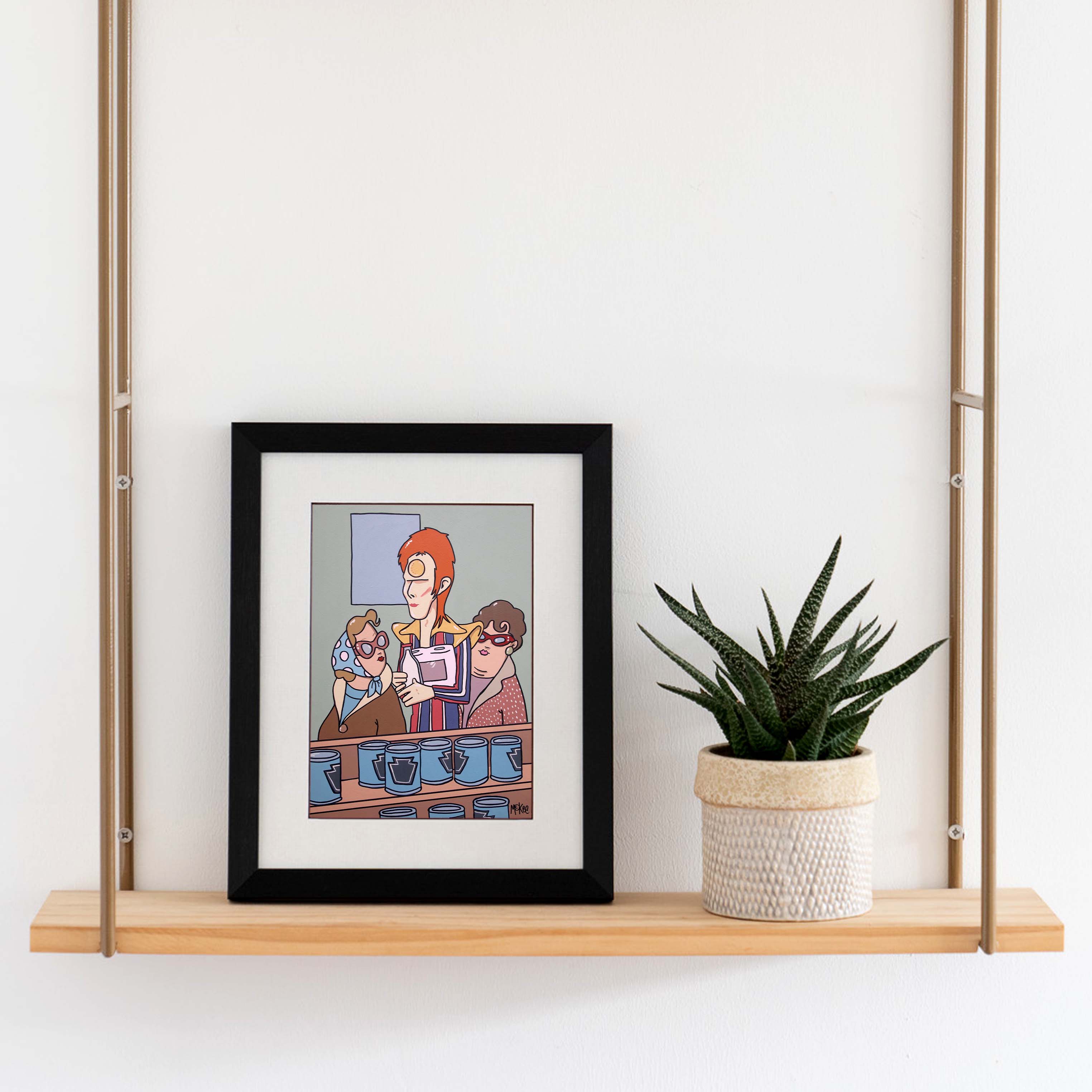 Ziggy Buys A Four-Pack Of Bog Roll For The Spiders From Mars