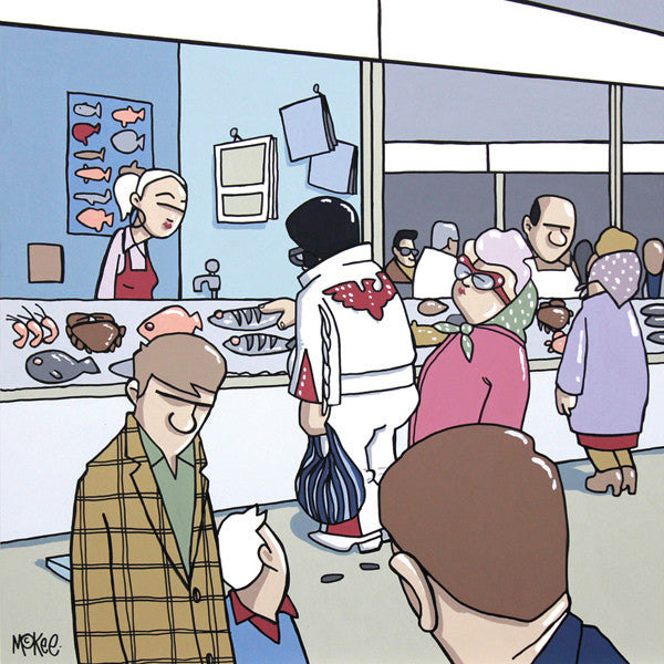 Elvis At Castle Fish Market