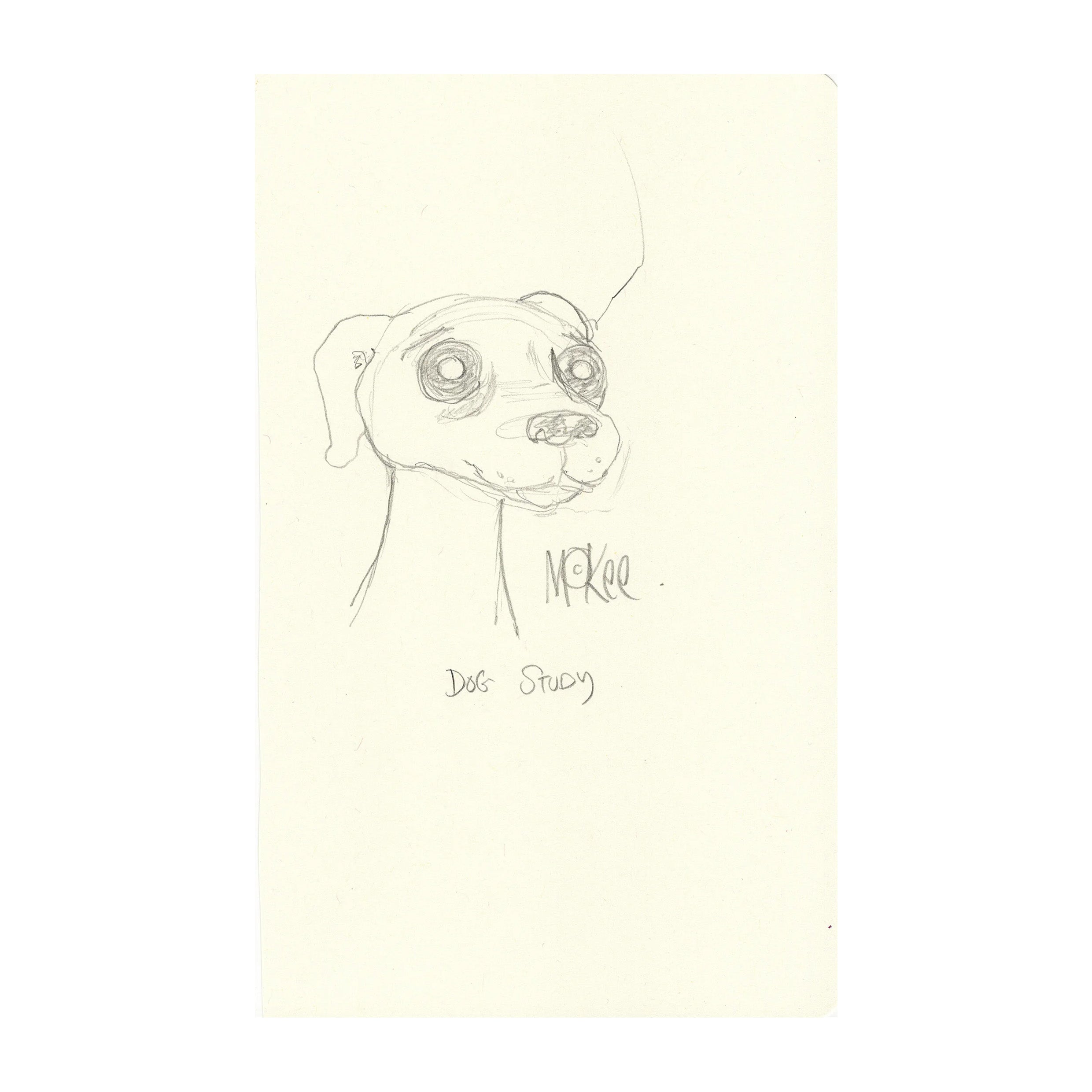 Dog Study - Original Sketch