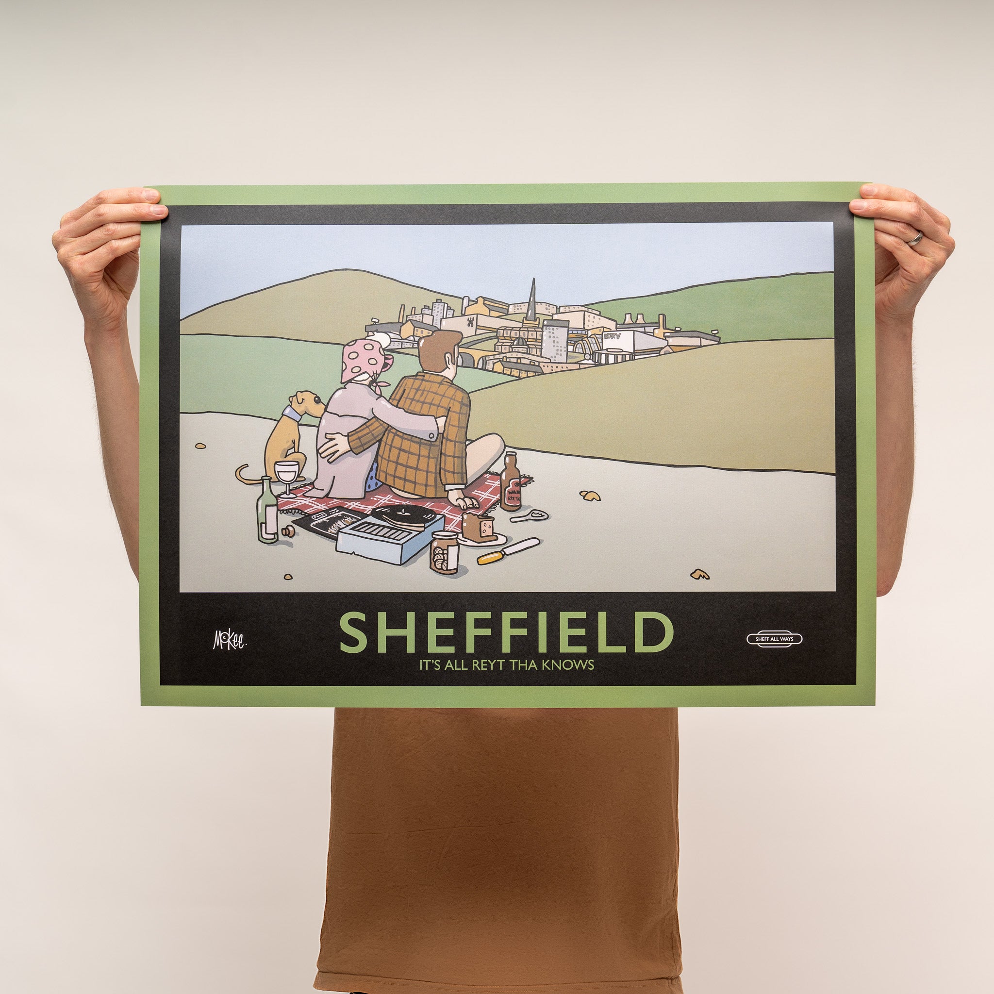 Sheff All Ways - Tourist Poster