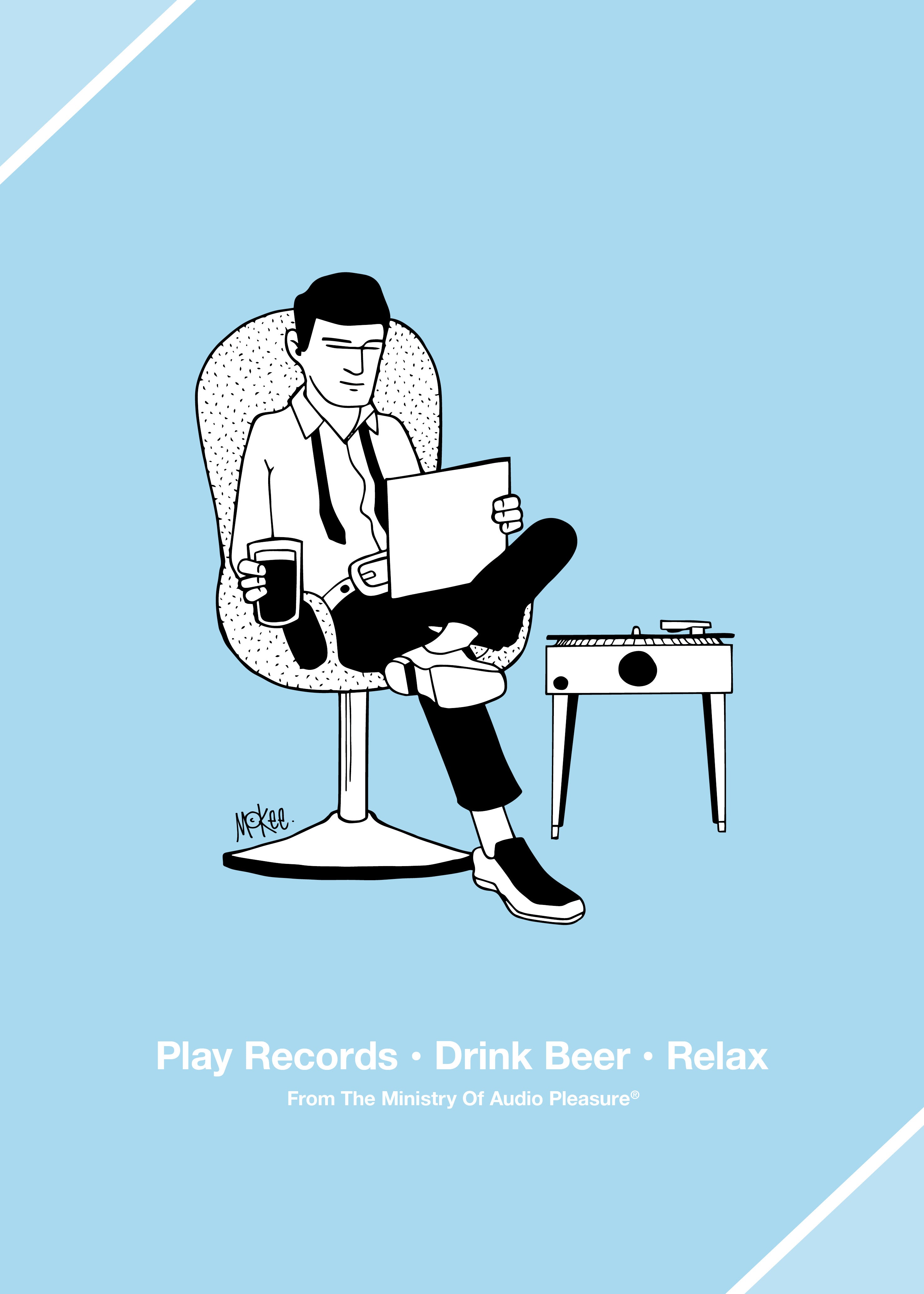 Play Records - Drink Beer - Relax